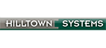 A green and white street sign with the words " downtown system ".